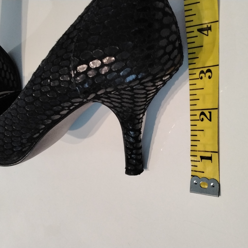 Alfani black heels with buckle detail, size 7M - Picture 12 of 14